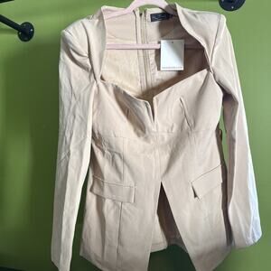 Blithe LA Suit Jacket, Tan, Large